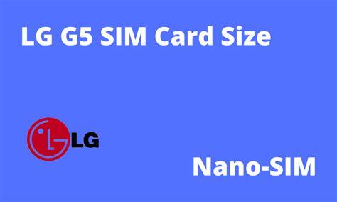 lg g5 sim card size|LG G5 .